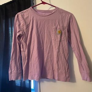 Carhartt Kids Long Sleeve Lavender Tee